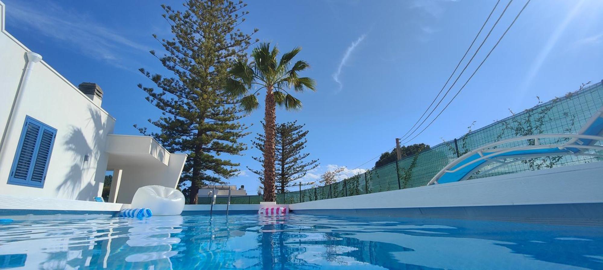 Pool Seaside Relais - Ville Ninfea, Marea, Rosa E Cassiopea Fontane Bianche Dış mekan fotoğraf