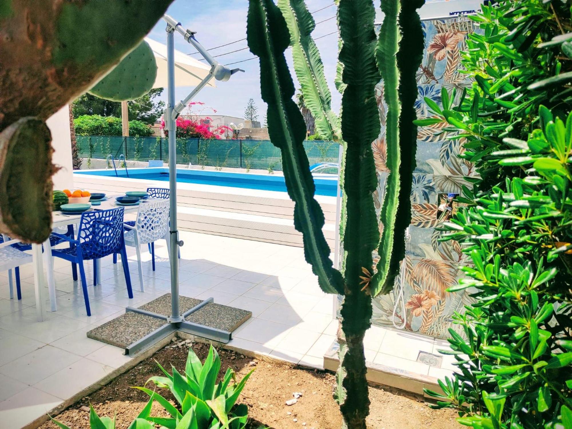 Pool Seaside Relais - Ville Ninfea, Marea, Rosa E Cassiopea Fontane Bianche Dış mekan fotoğraf