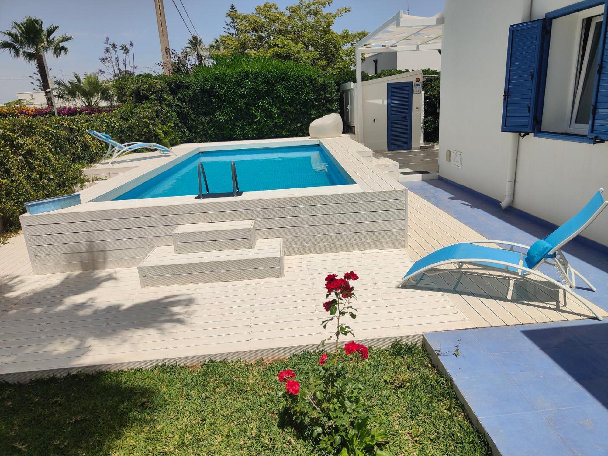 Pool Seaside Relais - Ville Ninfea, Marea, Rosa E Cassiopea Fontane Bianche Dış mekan fotoğraf