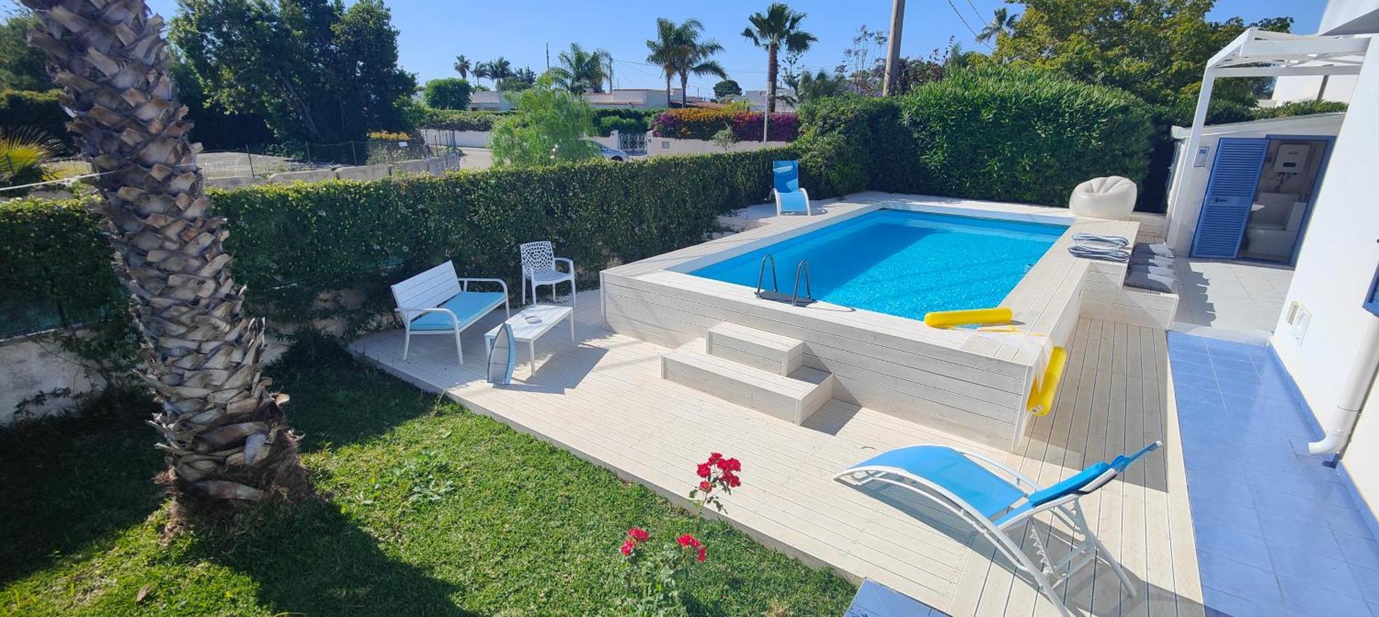 Pool Seaside Relais - Ville Ninfea, Marea, Rosa E Cassiopea Fontane Bianche Dış mekan fotoğraf